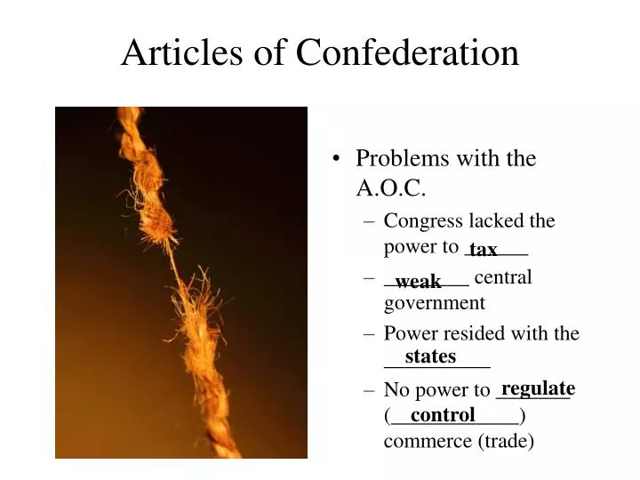 articles of confederation