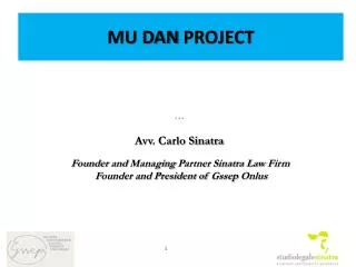 MU DAN PROJECT