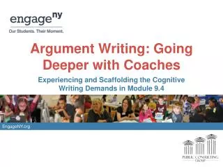 Argument Writing: Going Deeper with Coaches