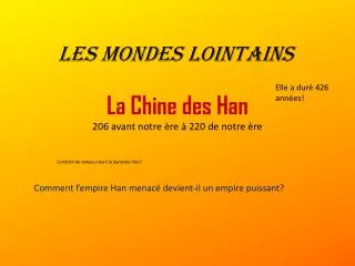 Les mondes lointains