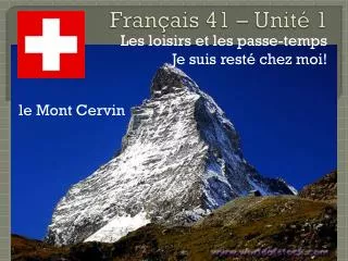 fran ais 41 unit 1