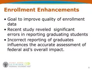 Enrollment Enhancements