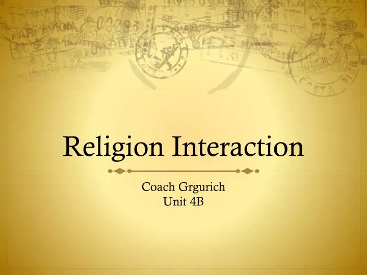 religion interaction