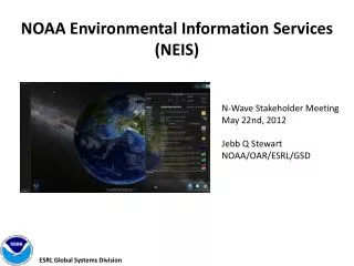 NOAA Environmental Information Services (NEIS)