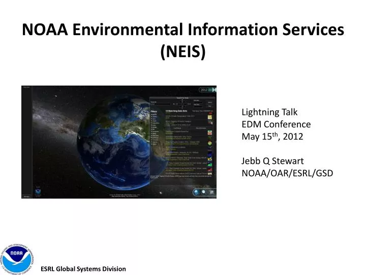 noaa environmental information services neis