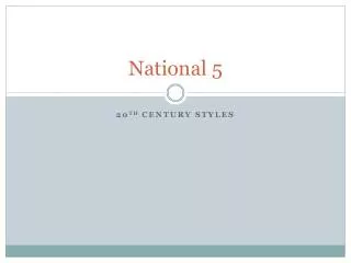 National 5