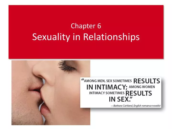 chapter 6 sexuality in relationships