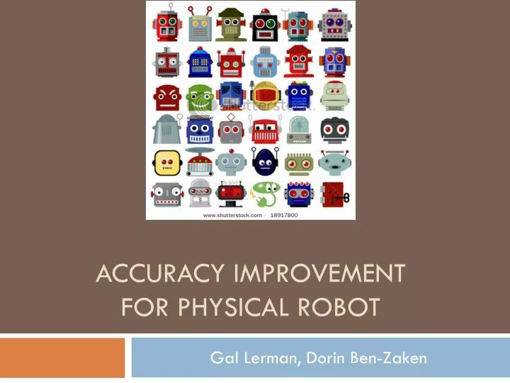 accuracy improvement for physical robot