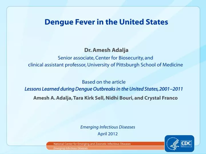 dengue fever in the united states