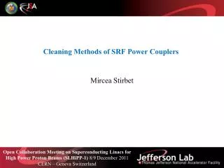 Cleaning Methods of SRF Power Couplers