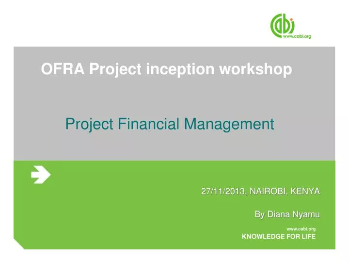 project financial management