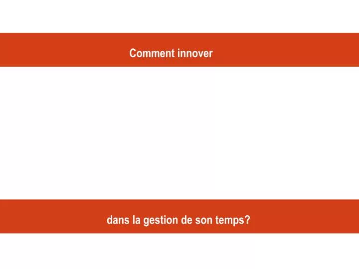 comment innover