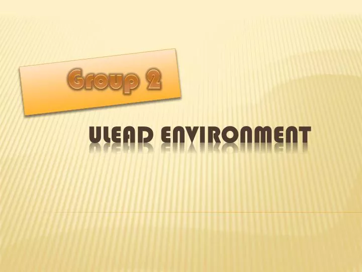 ulead environment