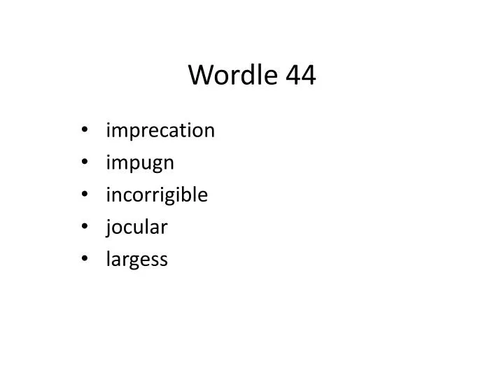wordle 44