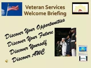 Veteran Services Welcome Briefing