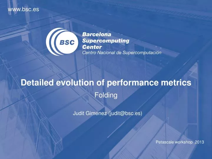 detailed evolution of performance metrics