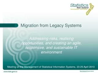 Migration from Legacy Systems
