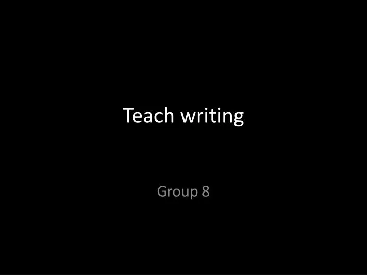 t each writing