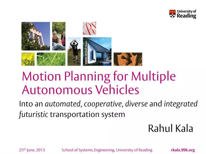 into an automated cooperative diverse and integrated futuristic transportation system