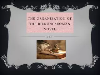 The organization of the Bildungsroman novel