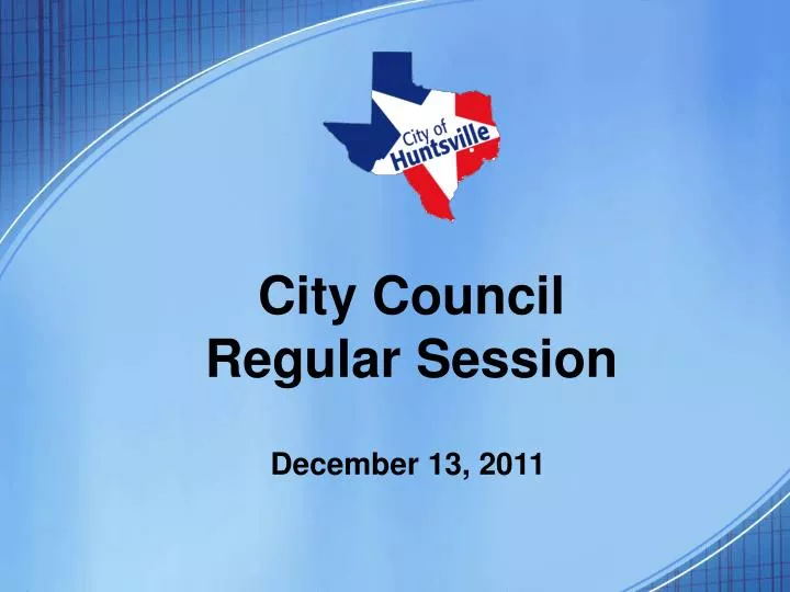 city council regular session