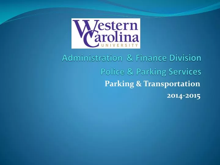 administration finance division police parking services
