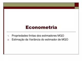 econometria