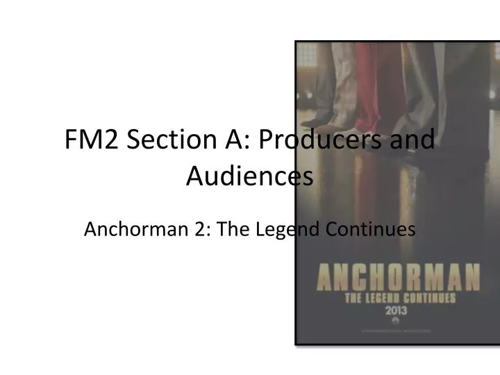 fm2 section a producers and audiences