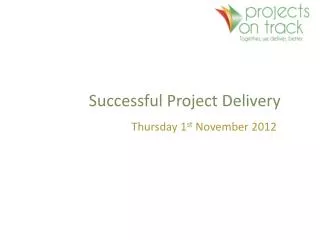 Successful Project Delivery