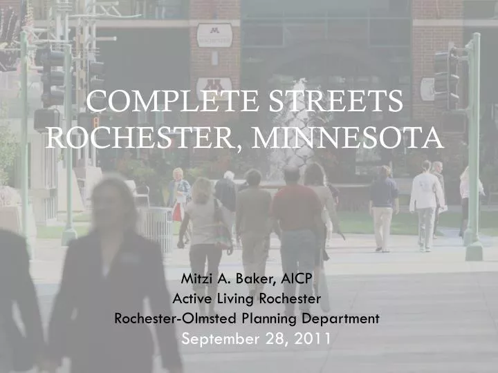 complete streets rochester minnesota