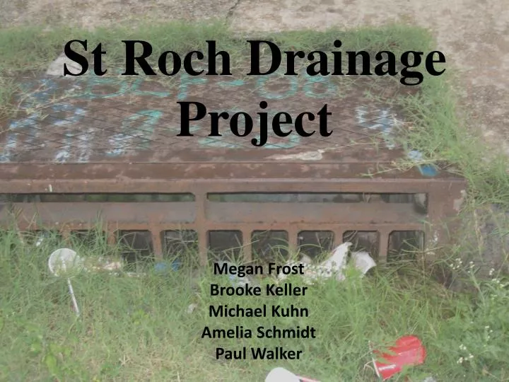 st roch drainage project