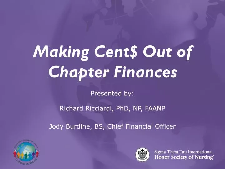 making cent out of chapter finances