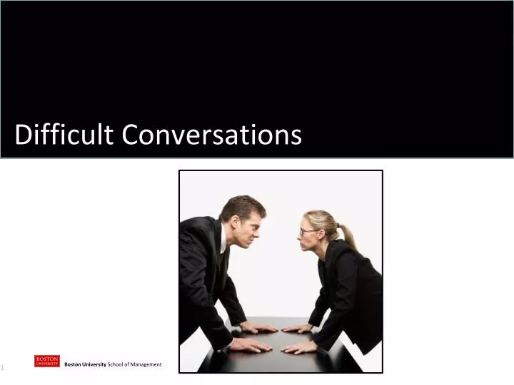 difficult conversations