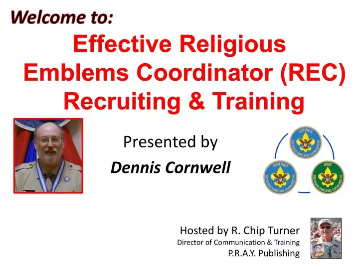 welcome to effective religious emblems coordinator rec recruiting training