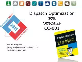 Dispatch Optimization FOR DUMMIES CC-001