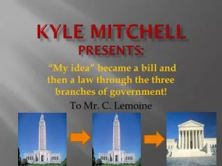 Kyle Mitchell presents: