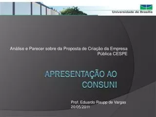 an lise e parecer sobre da proposta de cria o da empresa p blica cespe