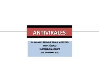 antivirales