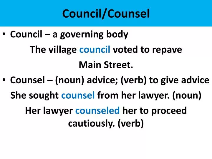 council counsel