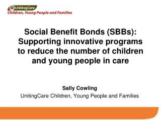Sally Cowling UnitingCare Children, Young People and Families