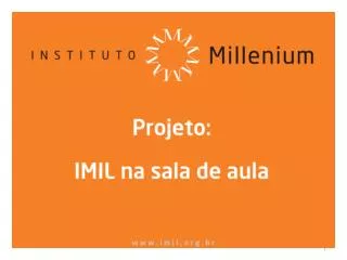 Conjuntura Econômica Atual Marcelo Mello Faculdades Ibmec/RJ 32º Edição do IMIL na Sala de Aula
