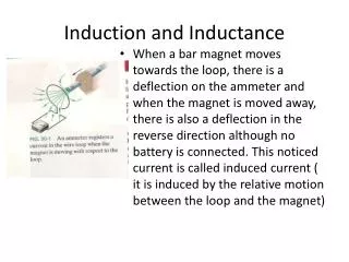 Induction and Inductance