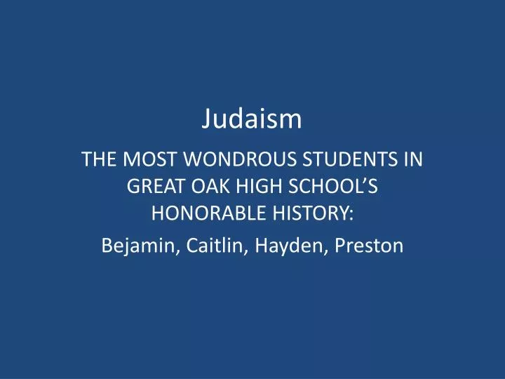 judaism