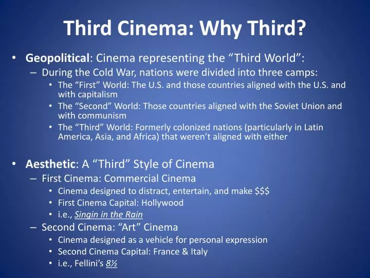 third cinema why third