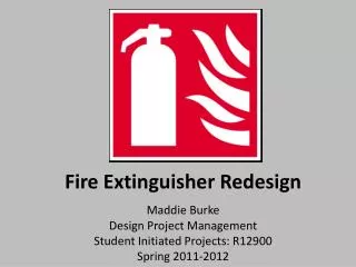 Fire Extinguisher Redesign