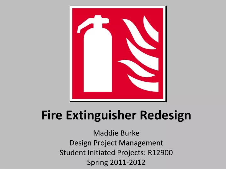 fire extinguisher redesign