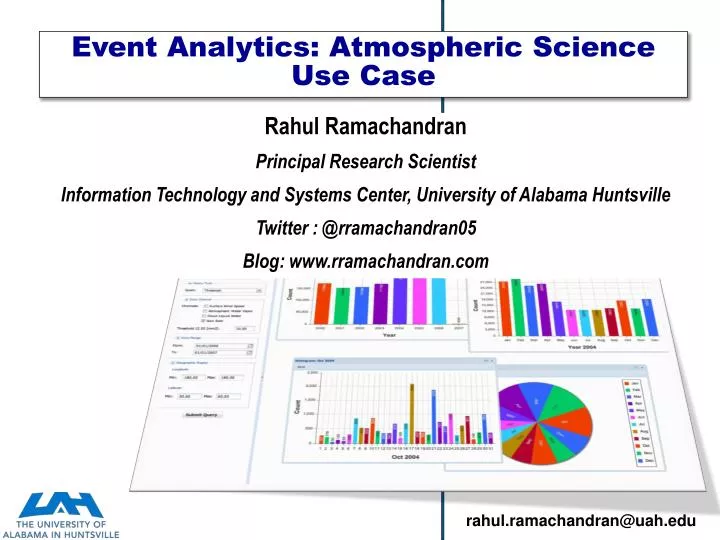 event analytics atmospheric science use case