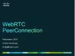 WebRTC PeerConnection - slide 1