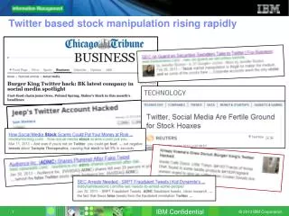 Twitter based stock manipulation rising rapidly