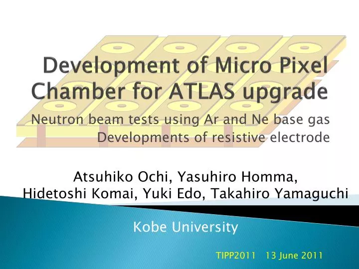 development of micro pixel chamber for atlas upgrade